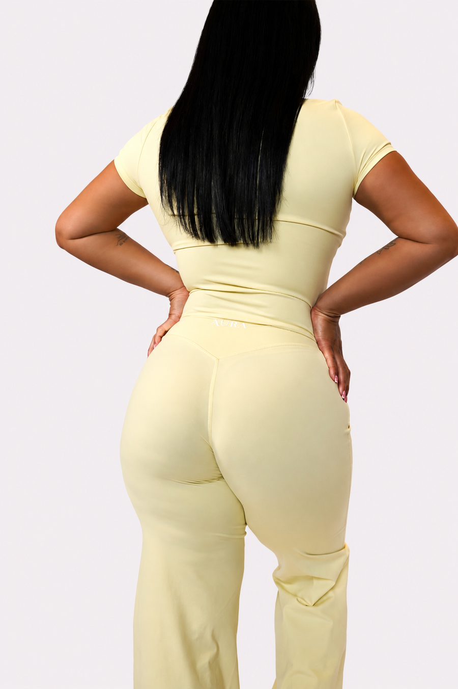 Soft Touch buttermilk Straight Leg Flares