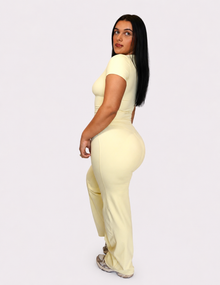 Soft Touch buttermilk Straight Leg Flares