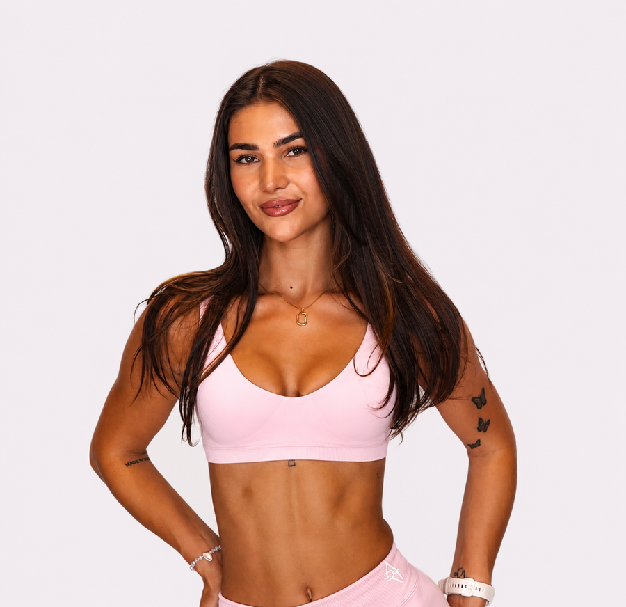 Elevate Bubblegum Scoop Bra