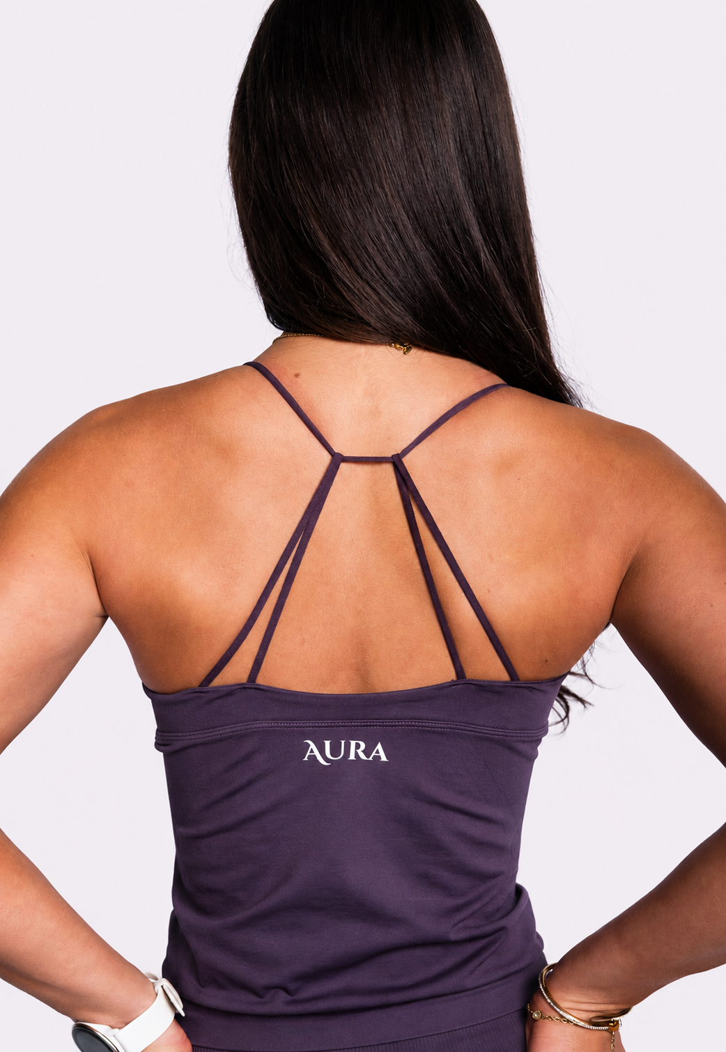 Halo- Halo Cami in Deep Mulberry