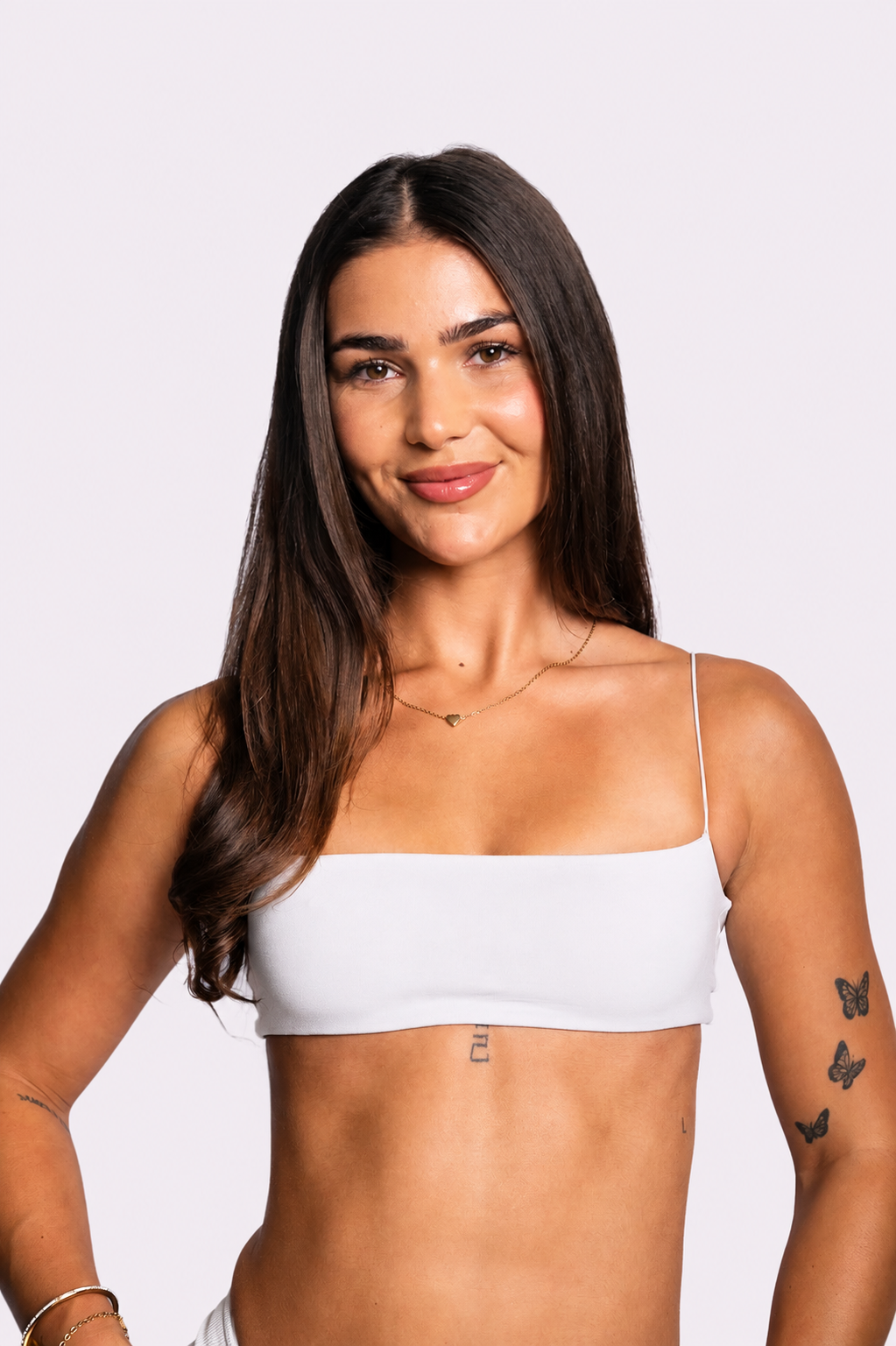 Signature Sculpt - Strappy Bandeau in Moonstone