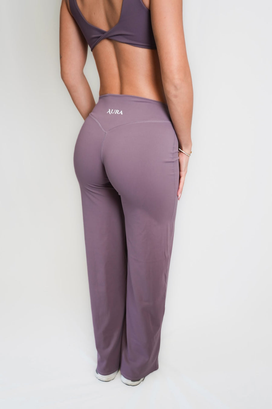 Soft Touch Berry Straight Leg Flares